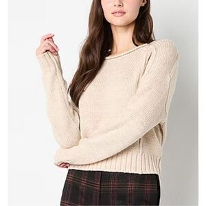 WORTHINGTON Womens Sweater XXL Crew Neck Long Sleeve Pullover Toasted Bark NEW